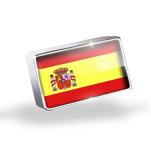 NEONBLOND Floating Charm Spain Flag Fits Glass Lockets