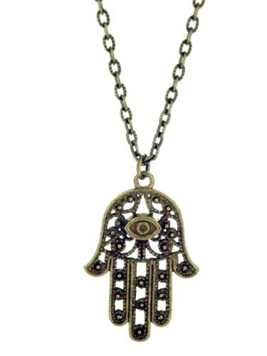 Fallen Saint Hamsa Healing Hand Necklace