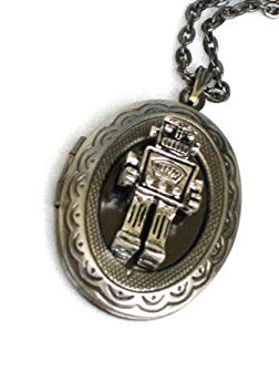 Steampunk Mr. Robot - Necklace Pendant locket