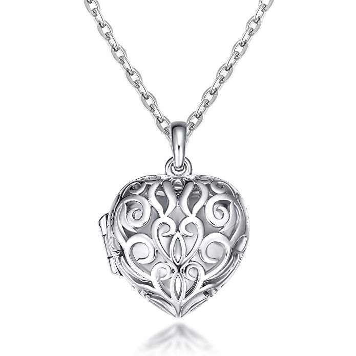 IXIQI 9ct gold plated Locket Neclace Heart Infinity Love Pendant Necklace Gifts For Women Ladies