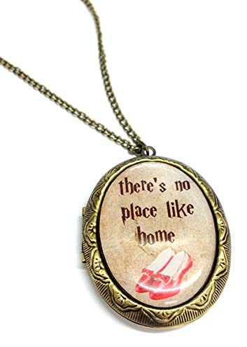 Fallen Saint There's No Place Like Home Cameo Locket Necklace - Gift Boxed - Wizard of Oz