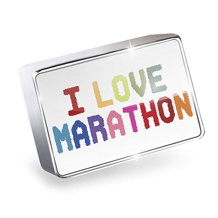 NEONBLOND Floating Charm I Love marathon Fits Glass Lockets