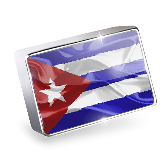 NEONBLOND Floating Charm Cuba Flag Fits Glass Lockets