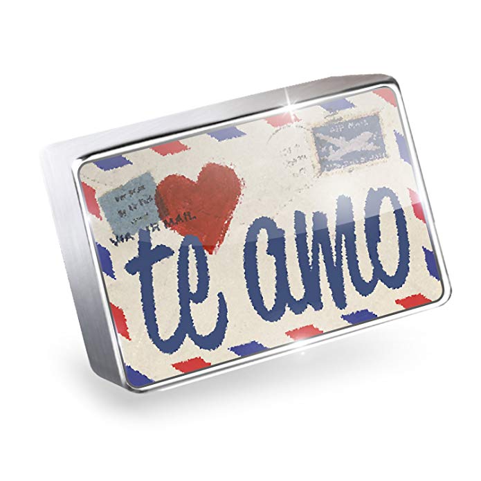 NEONBLOND Floating Charm I Love You Spanish Love Letter from Spain Fits Glass Lockets, Ne