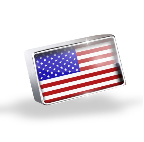 NEONBLOND Floating Charm USA Flag Fits Glass Lockets