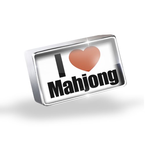 NEONBLOND Floating Charm I Love Mahjong Fits Glass Lockets