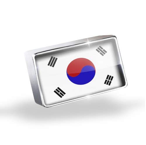 NEONBLOND Floating Charm South Korea Flag Fits Glass Lockets