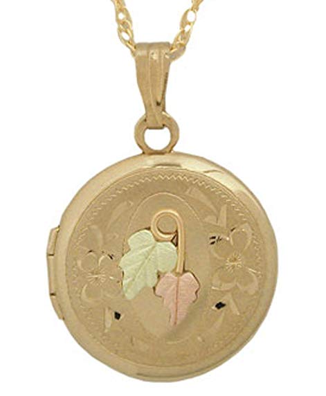 Black Hills Gold Round Locket