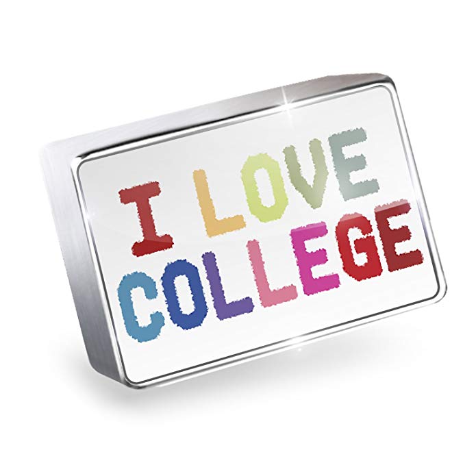 NEONBLOND Floating Charm I Love College Fits Glass Lockets