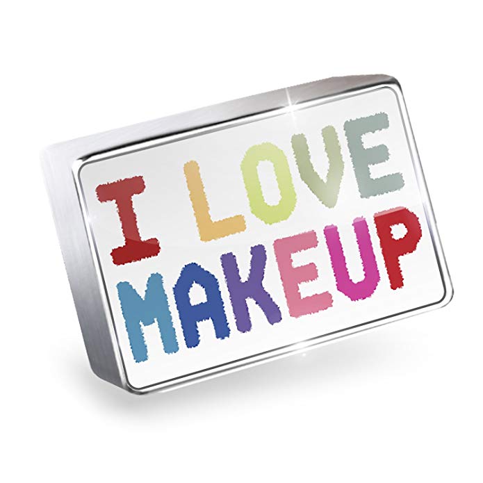 NEONBLOND Floating Charm I Love Makeup Fits Glass Lockets