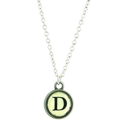 Fallen Saint Typewriter Key Necklace Letter D