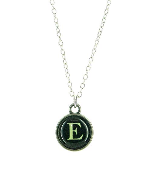 Fallen Saint Typewriter Key Necklace Letter E