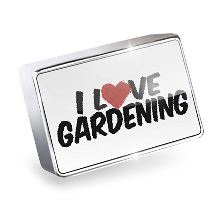 NEONBLOND Floating Charm I Love Gardening Fits Glass Lockets