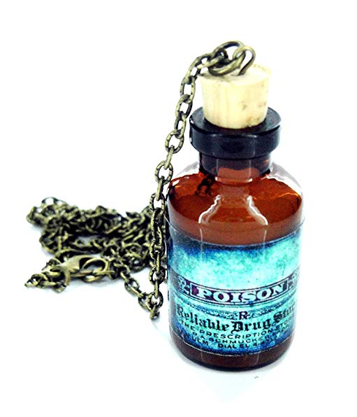 Fallen Saint Jar of Poison Necklace Brand New In Gift Box