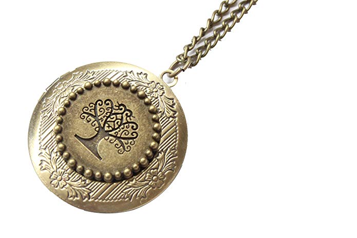 Locket Jewelry Tree of Life Locket Necklace Family Tree Locket