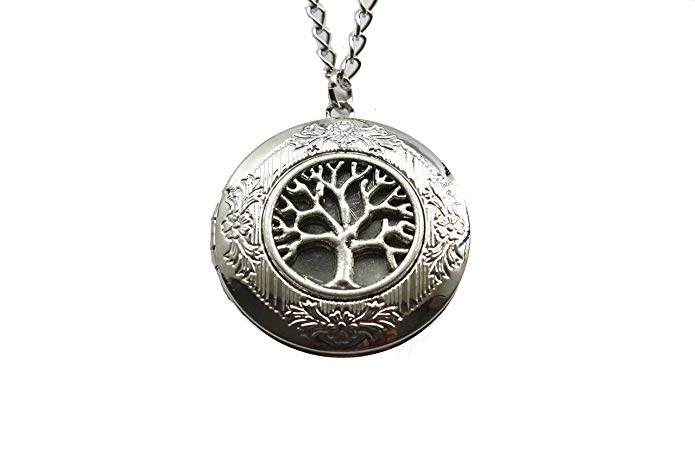 New Fashion Tree of Life Locket, Silver Locket,gift for Mom, Wife, Sister, Daughter, Graduation,