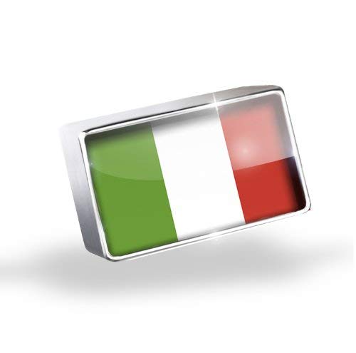 NEONBLOND Floating Charm Italian Flag Fits Glass Lockets