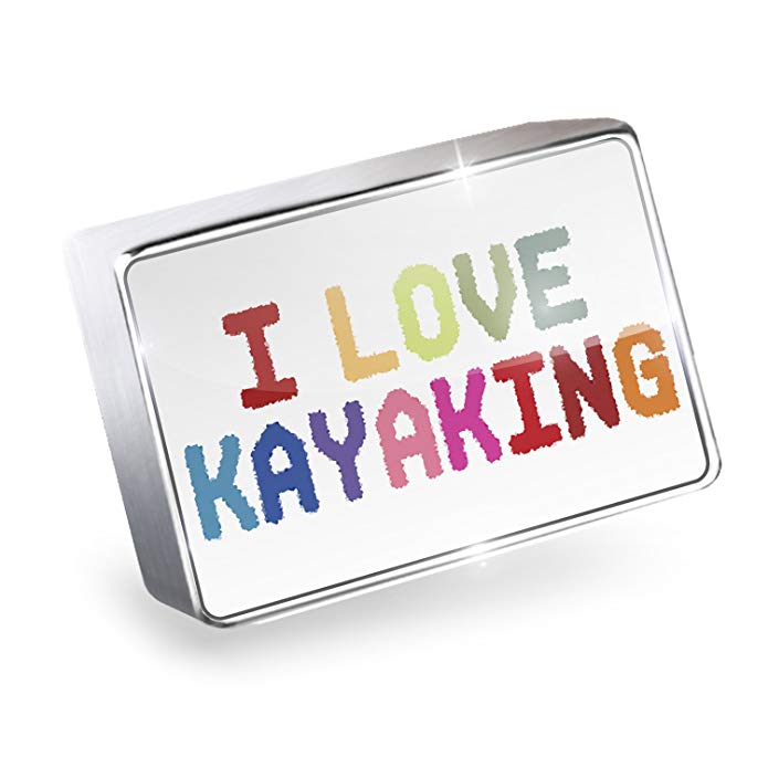 NEONBLOND Floating Charm I Love kayaking Fits Glass Lockets