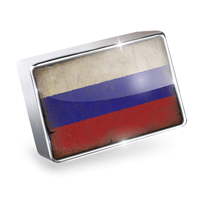 NEONBLOND Floating Charm Russia Flag Fits Glass Lockets