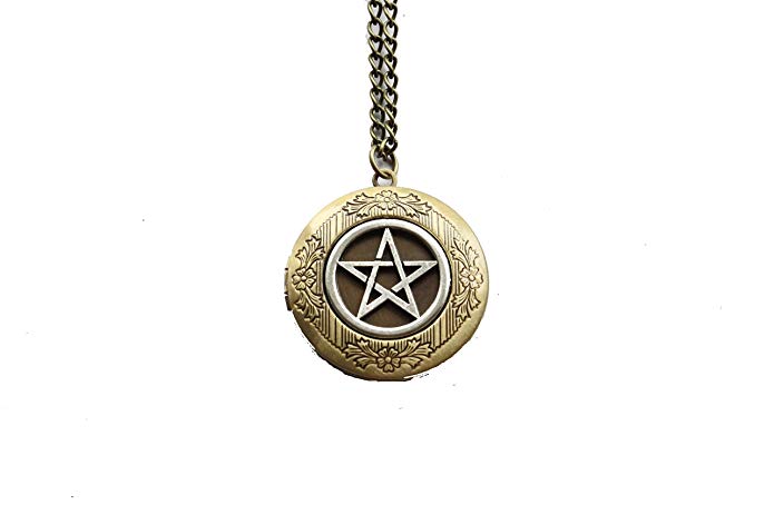 Ancient Bronze the Supernatural Jewelry Vintage Locket Necklace