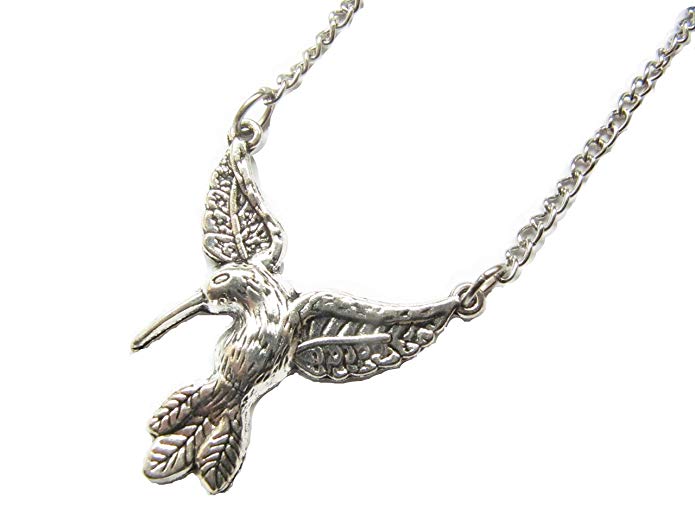 Hummingbird Necklace, Hummingbird Pendant,bird Necklace